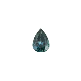 0.73ct Pear Cut Blue Green Montana Sapphire SF323