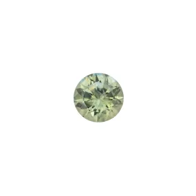 1.19ct Round Cut Parti Light Green Yellow Montana Sapphire SR278