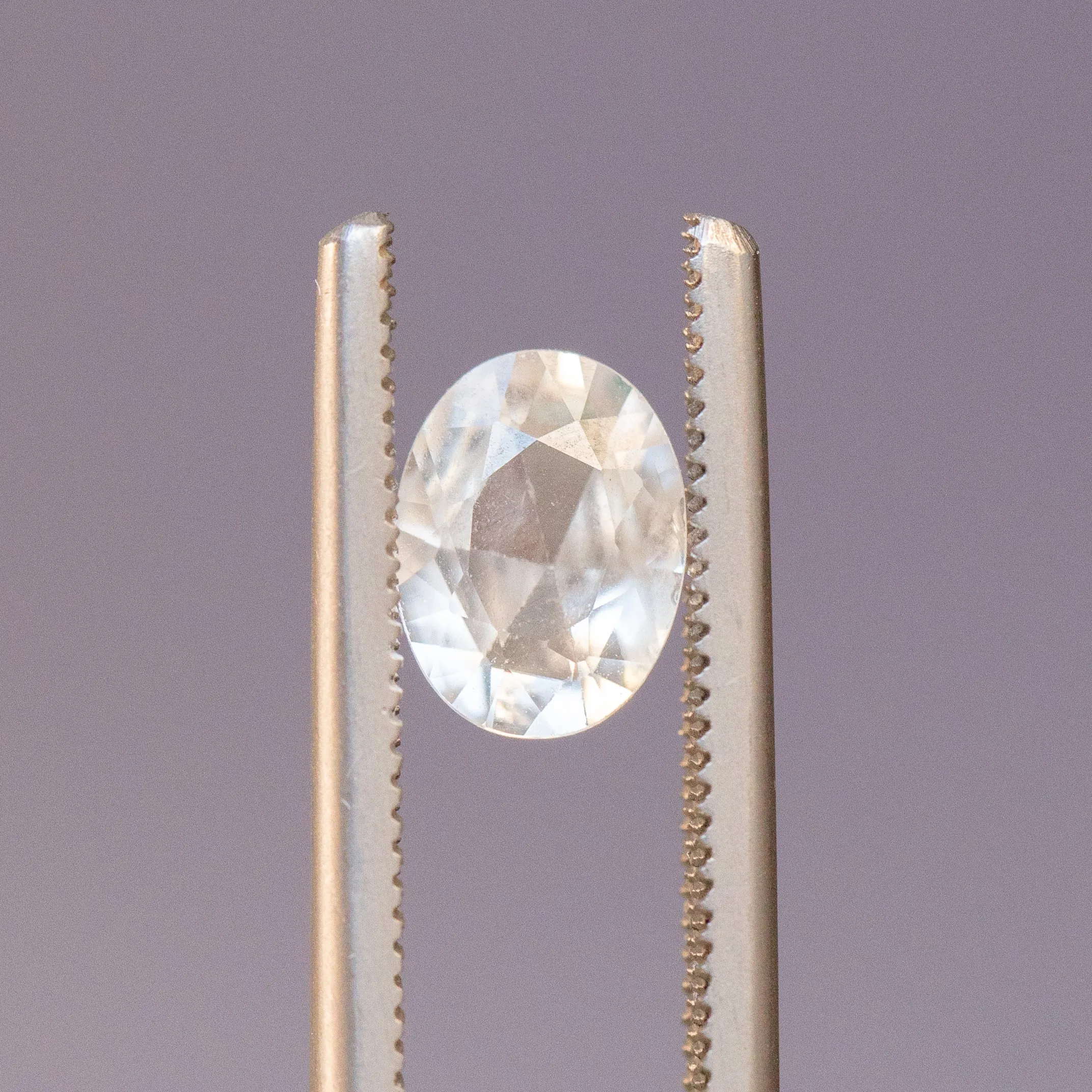 1.50CT ROSECUT OVAL ZIRCON, WHITE, 8X5.99X3.11MM