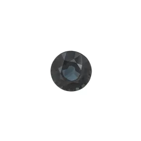 1.52ct Round Cut Dark Teal Blue Australian Sapphire SR299