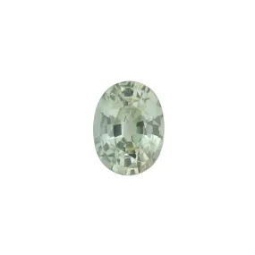 2.30ct Oval Cut Light Blue Green Madagascar Sapphire SO462