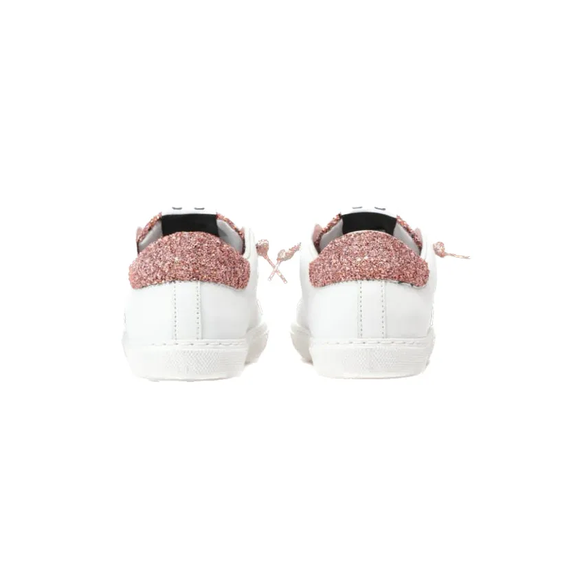 2STAR SNEAKERS 2655-072 BIANCO- GLITTER ROSA