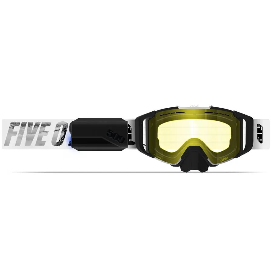 509 Sinister X6 Ignite Heated Goggle Whiteout