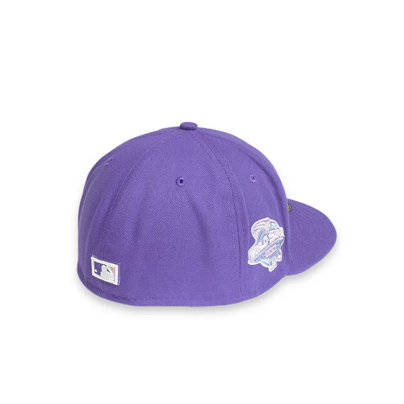 [60243528] Arizona Diamondbacks 01 WS POP SWEAT Purple 59FIFTY Men's Fitted Hat