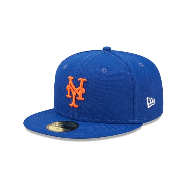 [60243754] New York Mets Cloud Icon Blue 59FIFTY Mens Fitted Hat