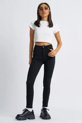 A High Skinny Ankle Basher Petite Jean Black Magic