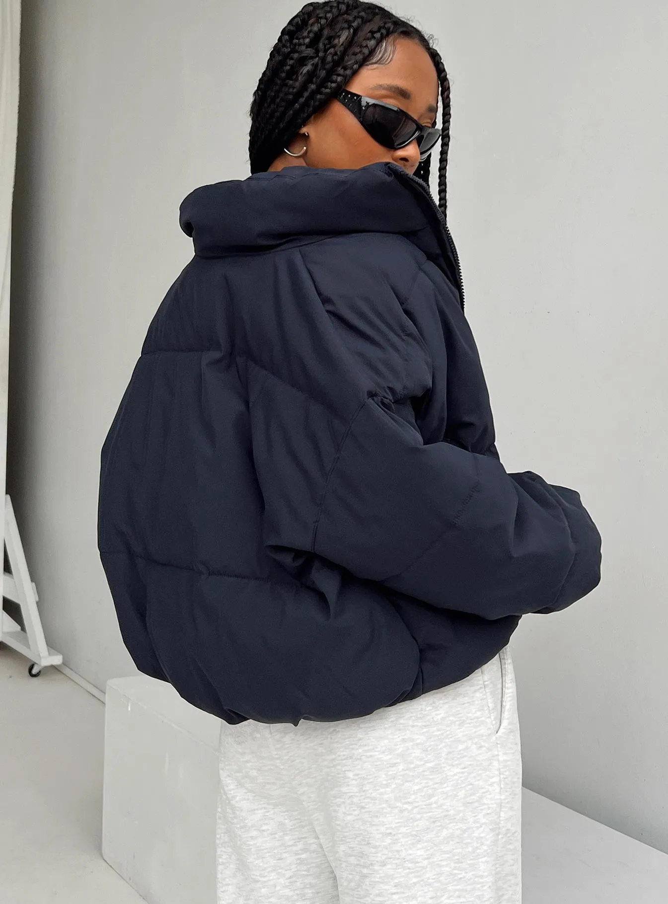 Abe Puffer Jacket Navy