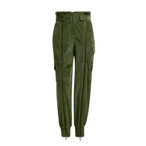 Adidas x Ivy Park Corduroy Zipper Pant 'Wild Pine'