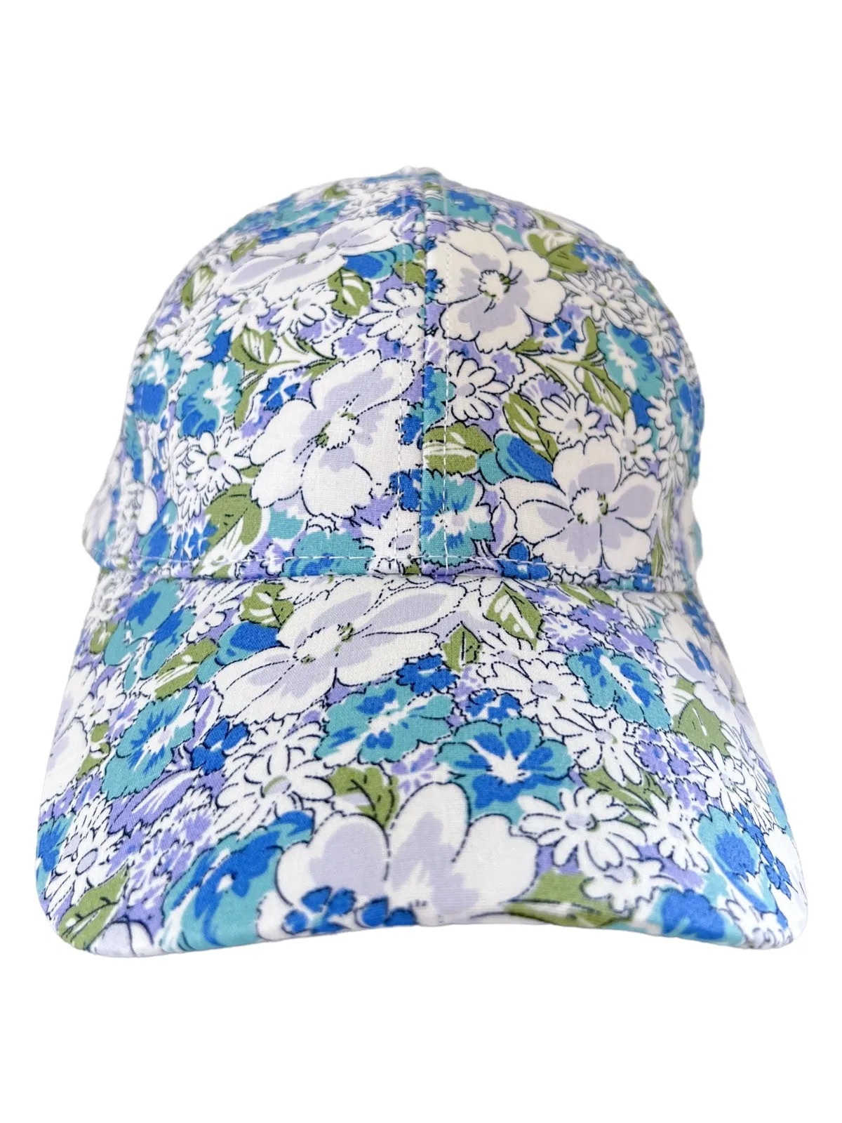 Adult Baseball Hat, Iris Floral