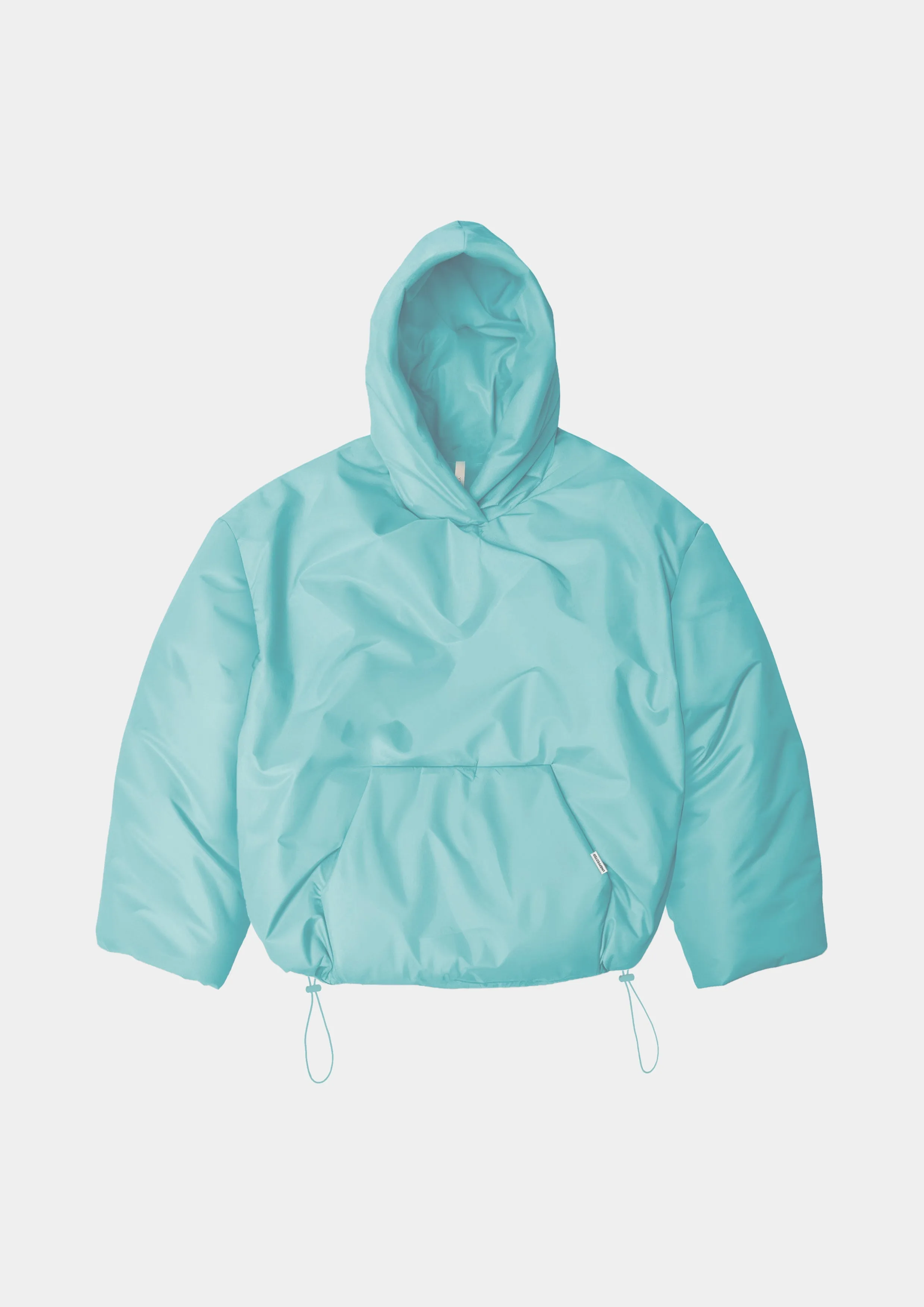 Premium Blue Airdrop Puffer Hoodie - Optimum Warmth and Comfort