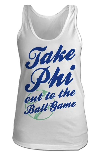 Alpha Phi Baseball Date Dash Tank