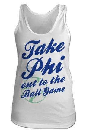 Alpha Phi Baseball Date Dash Tank