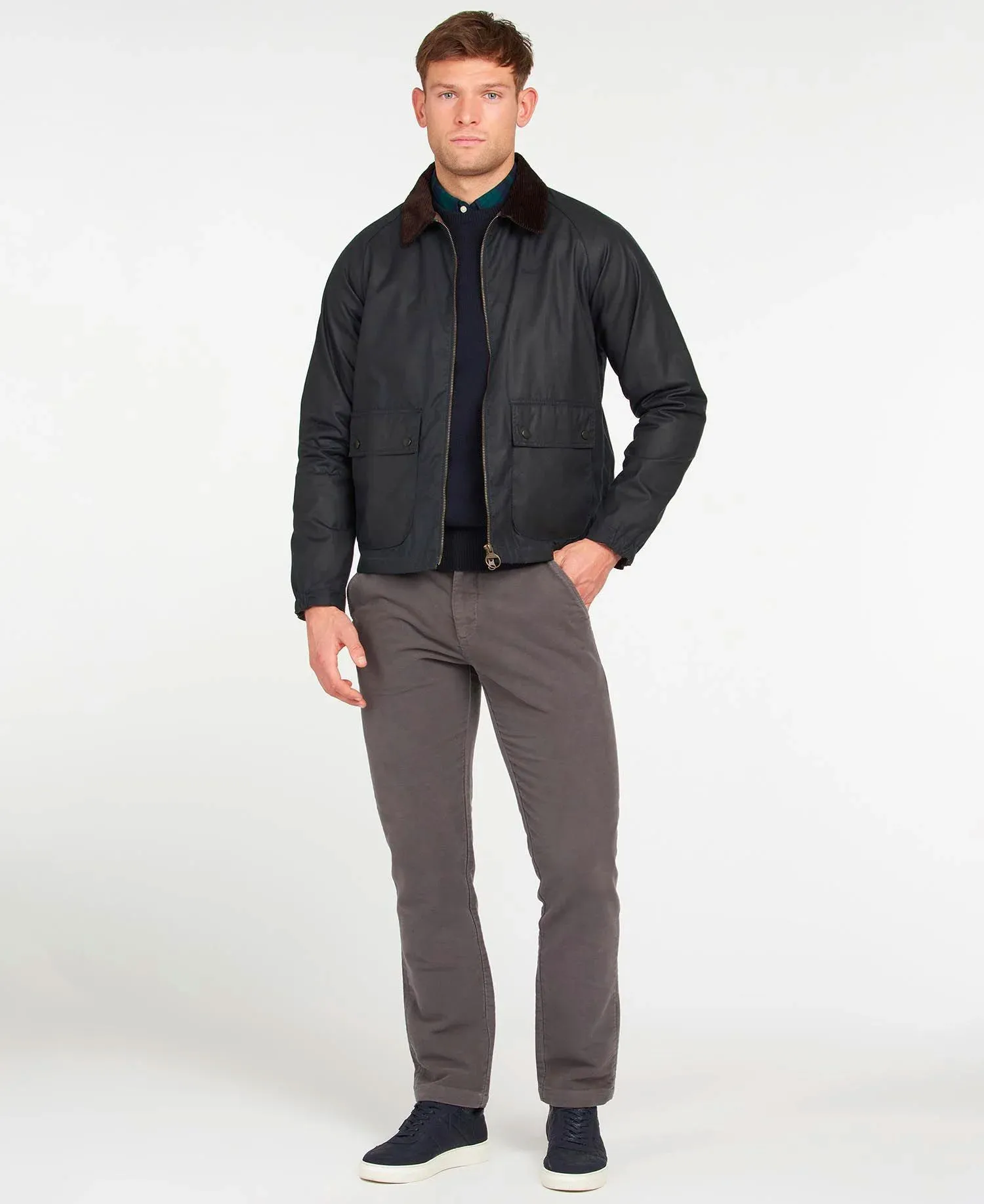 Barbour Mens Dom Classic Waxed Jacket - Stylish & Durable Outerwear