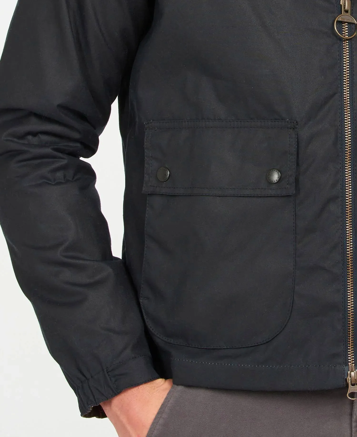 Barbour Mens Dom Classic Waxed Jacket - Stylish & Durable Outerwear