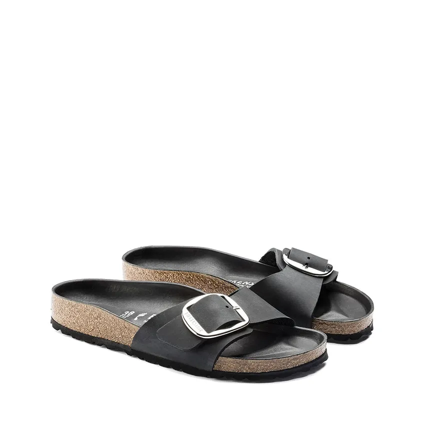 BIRKENSTOCK SANDALO MADRID BIG BUCKLE 1006523 NERO