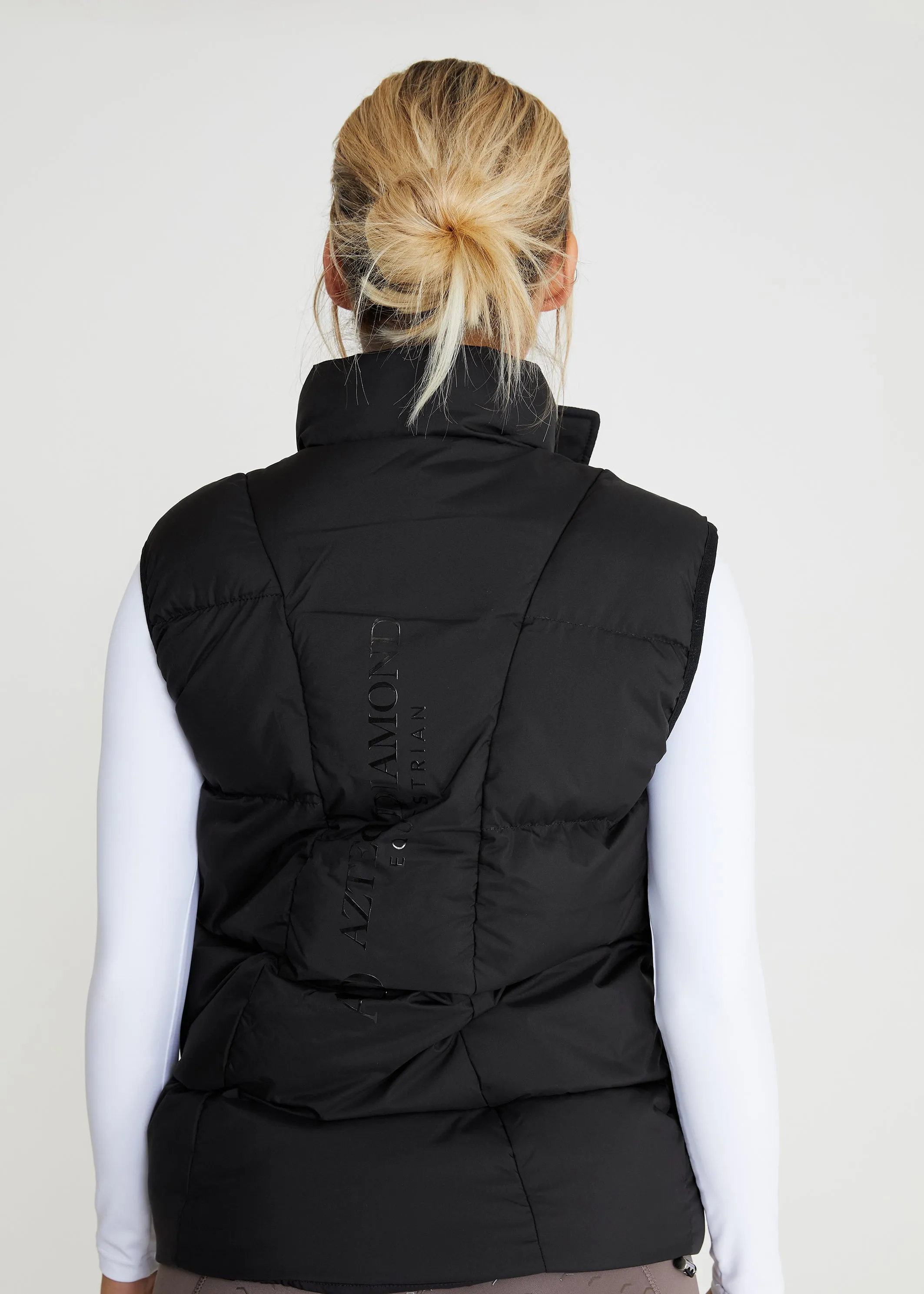 Black Puffer Gilet