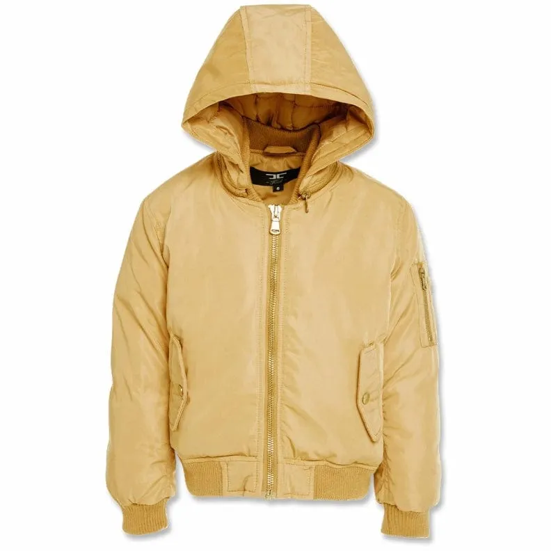 Boys Jordan Craig Squadron Hooded Bomber Jacket (Desert) 91610B