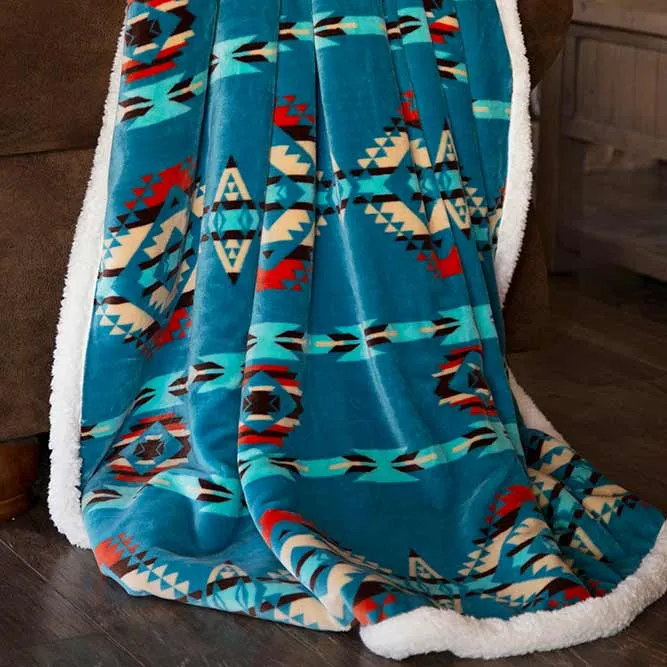 Carstens Southwestern Plush Throw