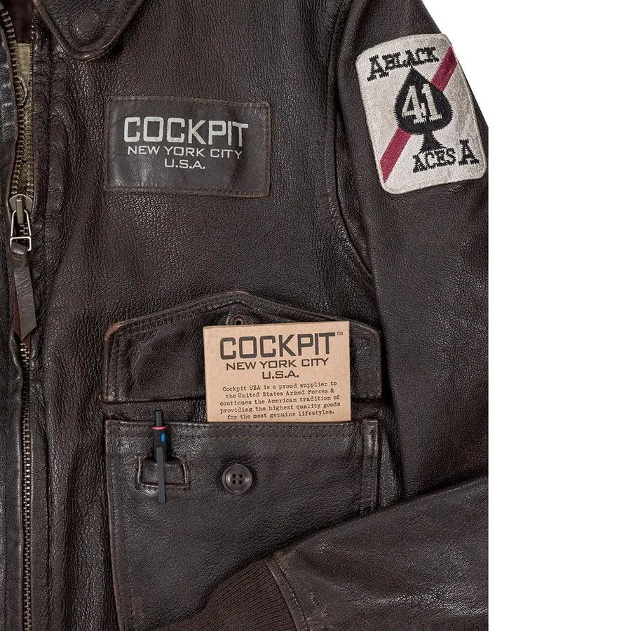 Cockpit USA USS Forrestal Carrier Pilot's Vietnam Flight Jacket