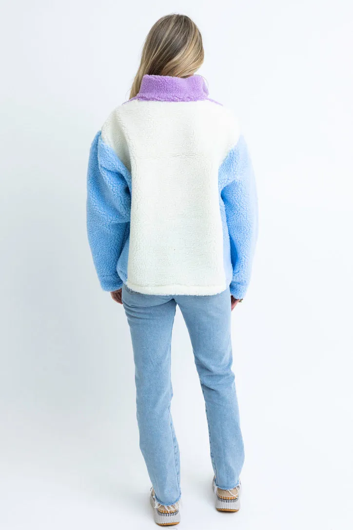 Colorblock Fleece Jacket