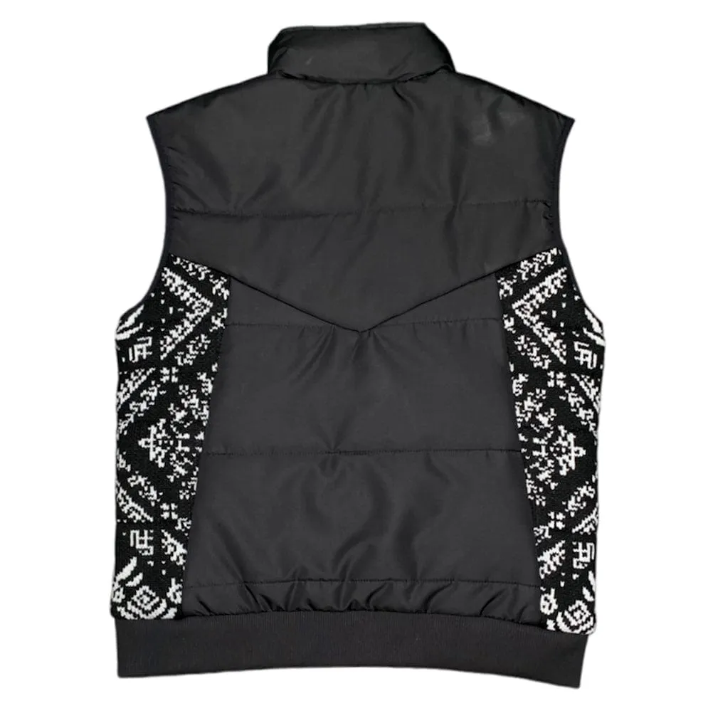 Cookies Triumph Quilted Ripstip Puffer Vest (Black) CM234OVC03