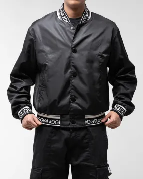 DOLCE & GABBANA BLACK BOMBER JACKET