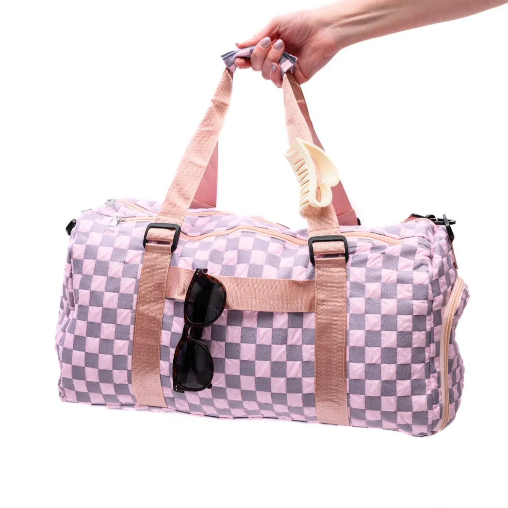 Elevate Travel Duffel in Pink