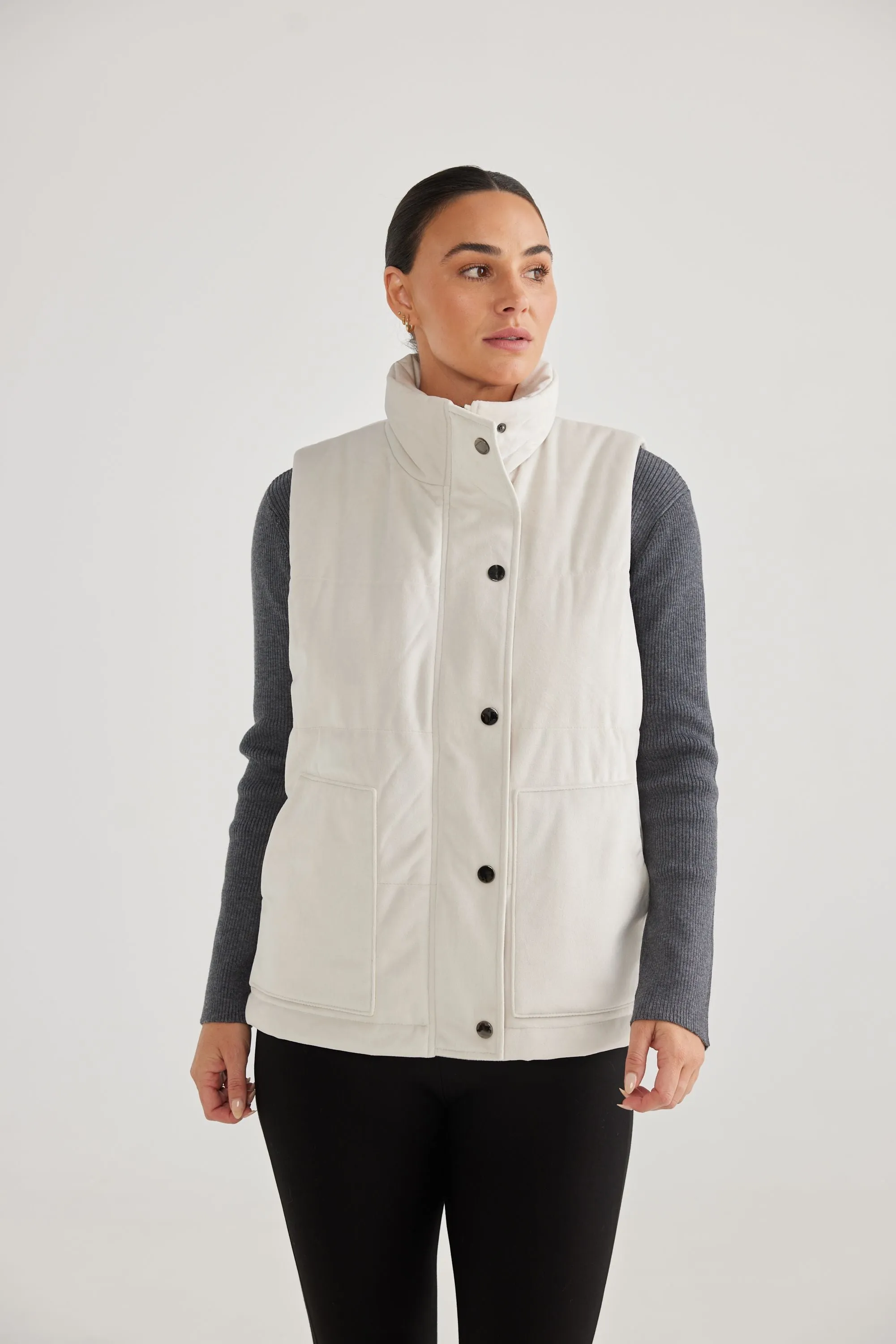 Elmhurst Vest (Ecru)