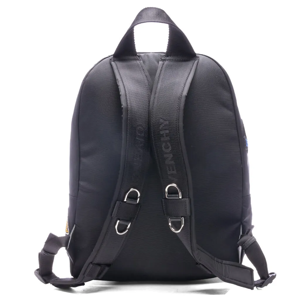 Essential U Tech Strap w/ patches Bagpack - Black