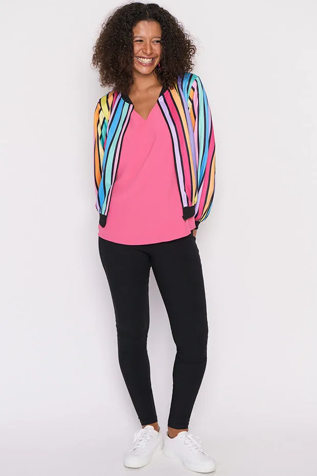 Flashy LPD Black Stripe Bomber