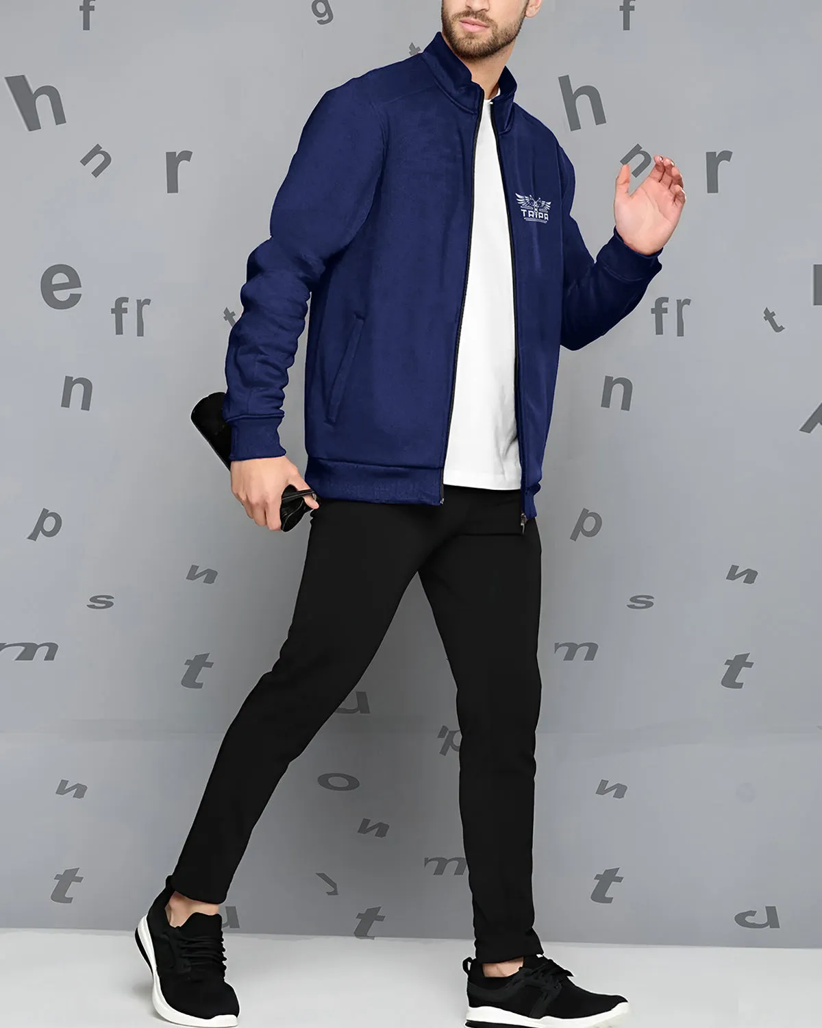 Full Sleeve Jacket - Navy Blue