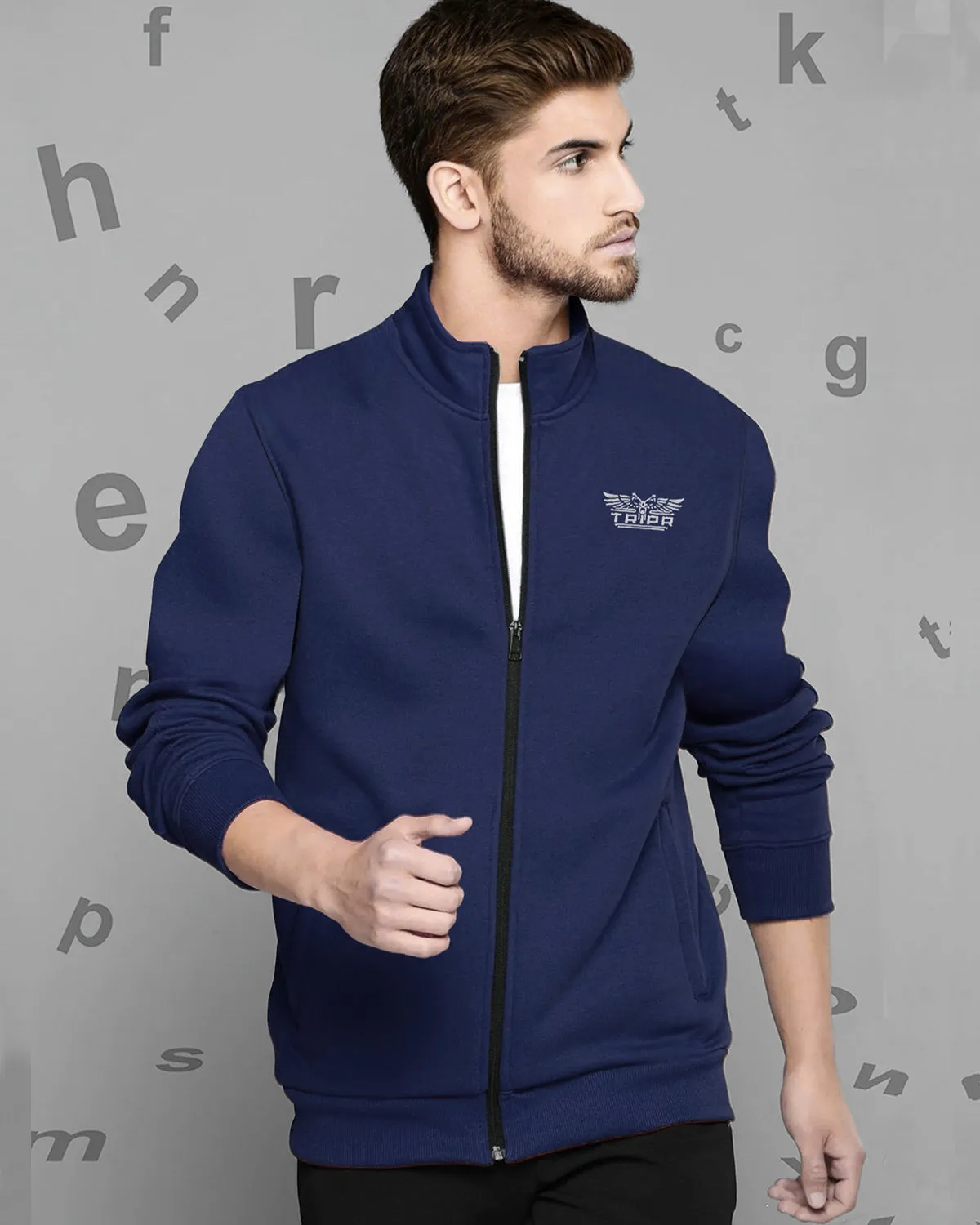 Full Sleeve Jacket - Navy Blue