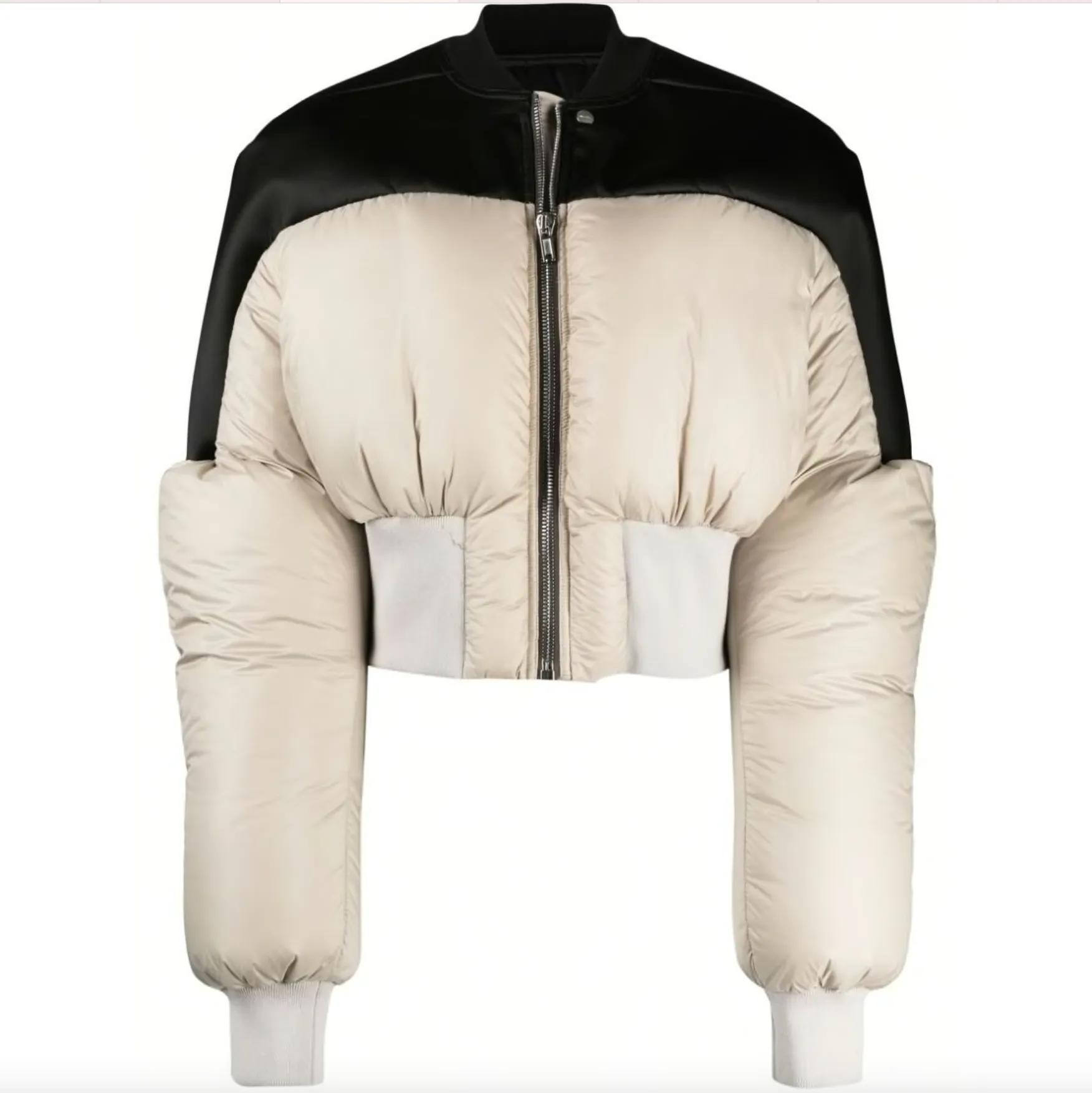 GIRDERED BOMBER JACKET - PEARL