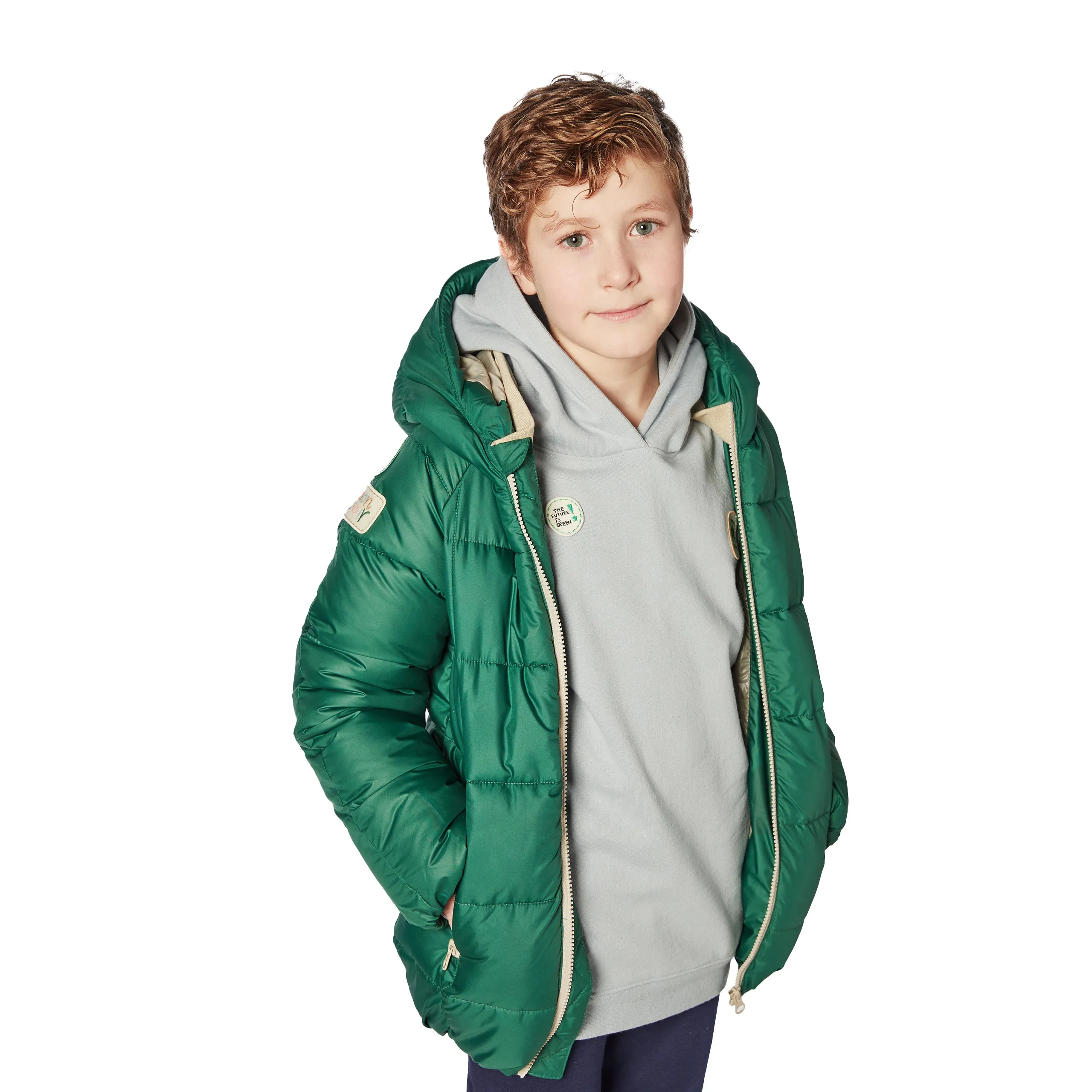 Green Puffer Jacket