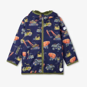 Hatley Construction Trucks Microfiber Jacket