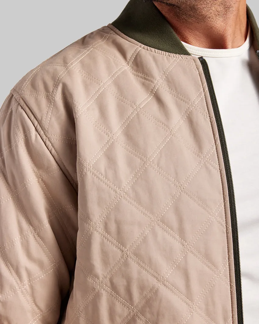 Hi-Lo Reversible Bomber Jacket