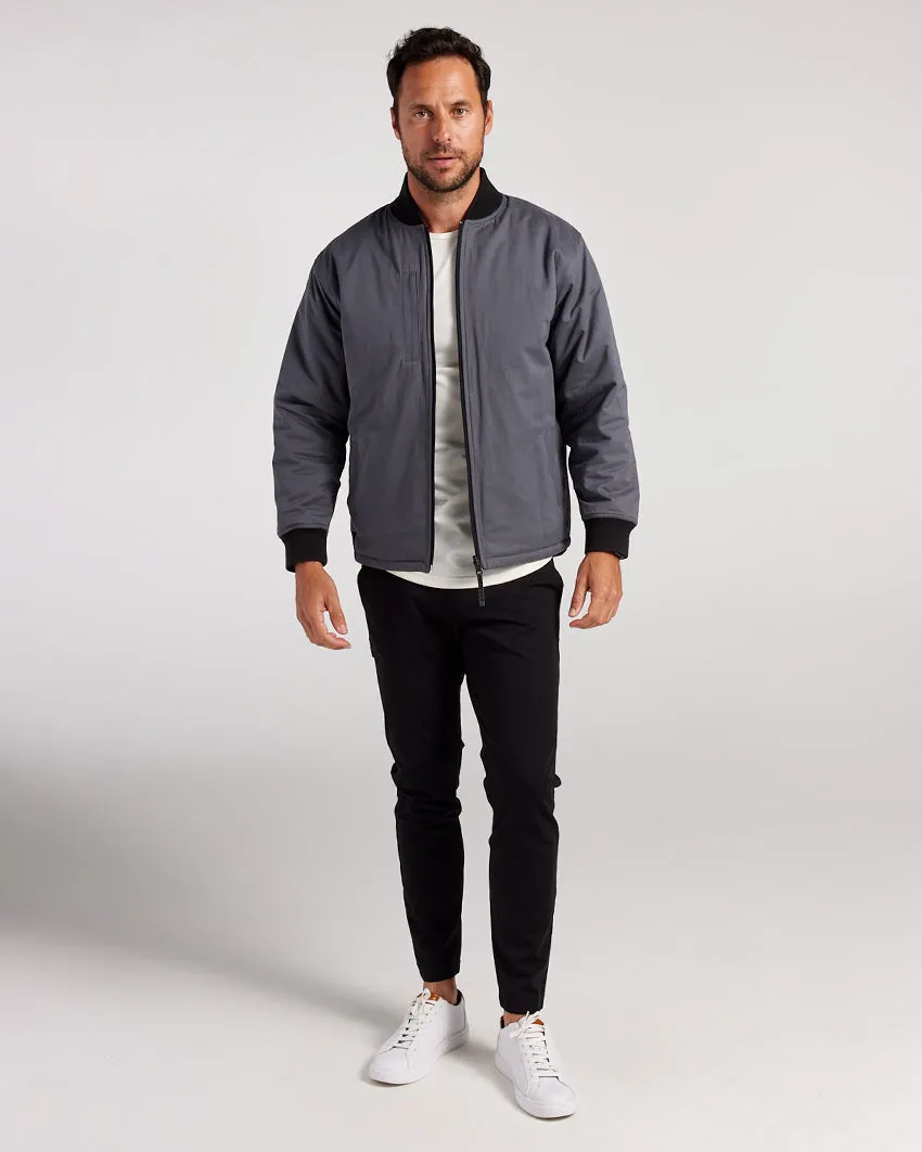 Hi-Lo Reversible Bomber Jacket