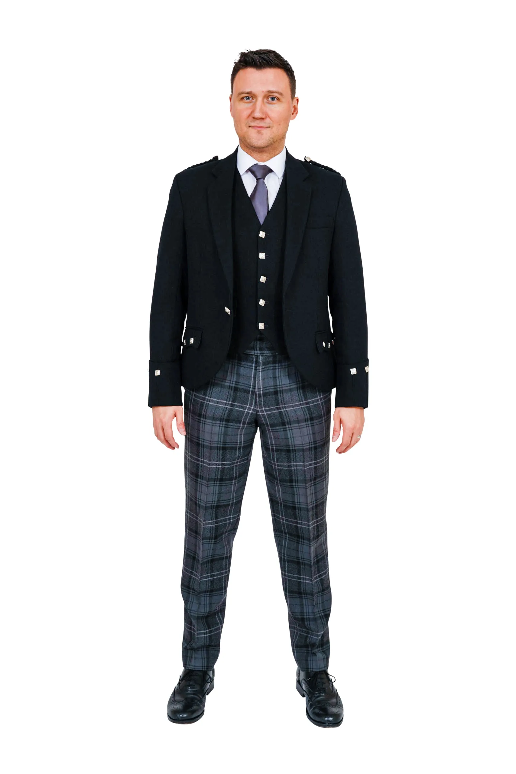 Highland Granite Tartan Trews hire outfit