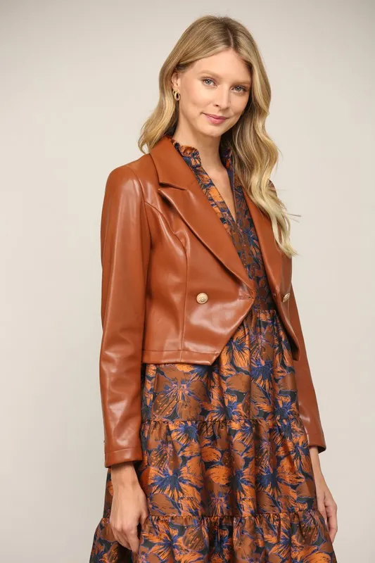 Iris Faux Leather Jacket