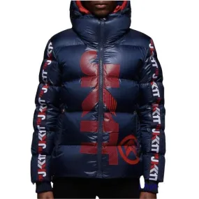 Jack1t Prime Time Racer Down Puffer Jacket (Navy/Red)