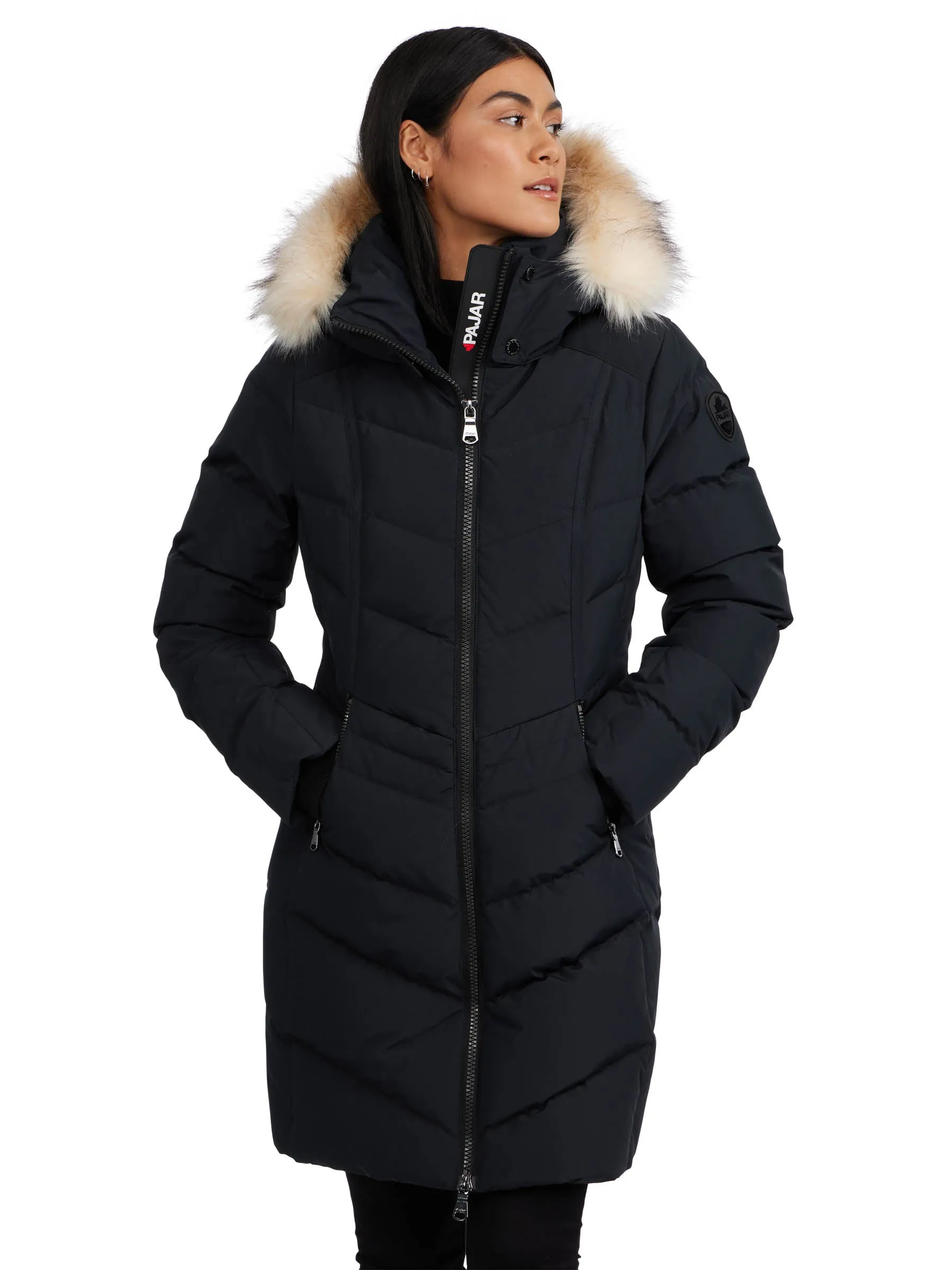 January Women's Quilted Puffer w/ Faux Fur