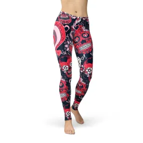 Jean Valentine Sugar Skulls Leggings