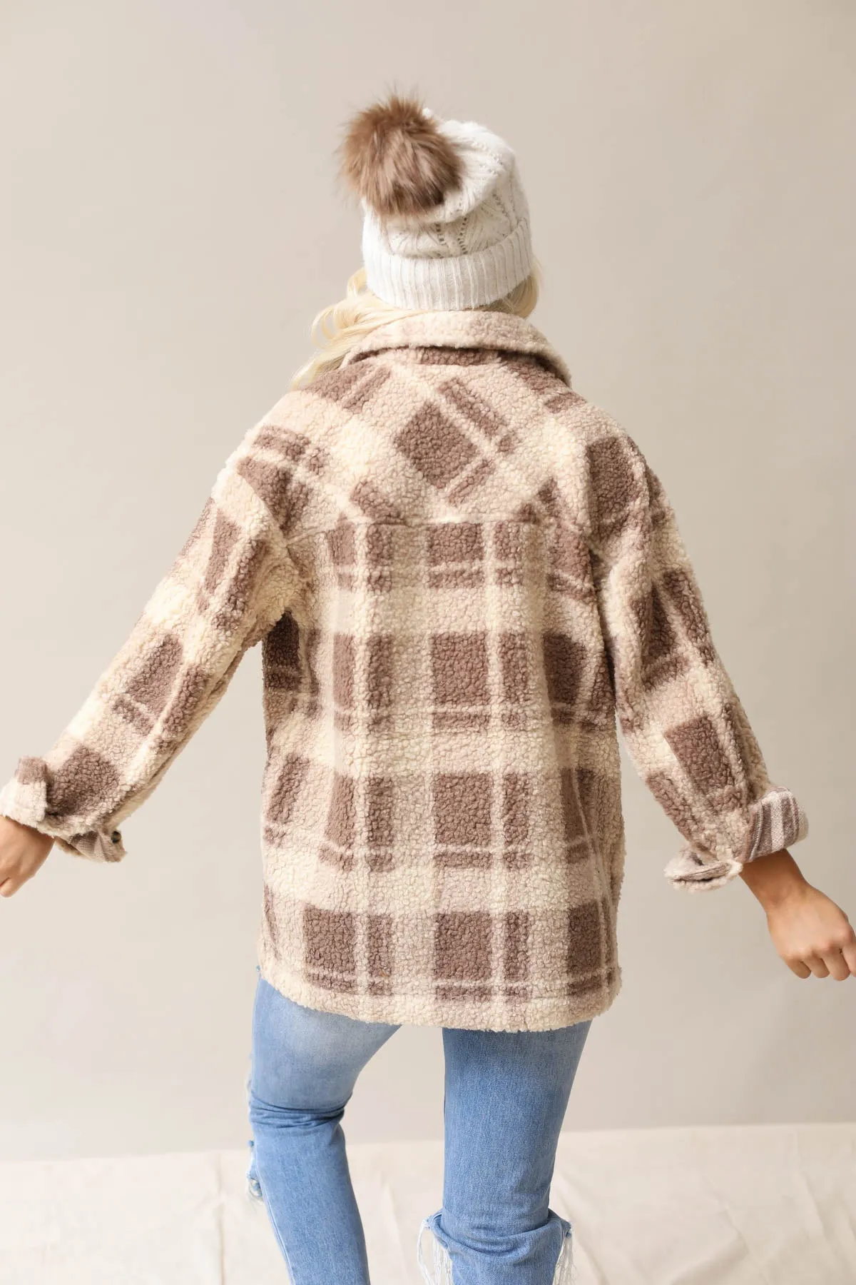 Jonestown Plaid Sherpa Jacket