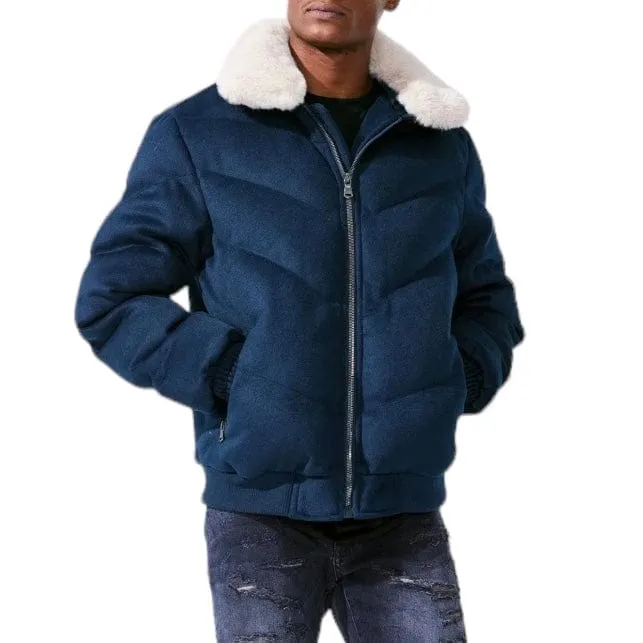 Jordan Craig Everest Wool Bubble Jacket (Navy) 91583