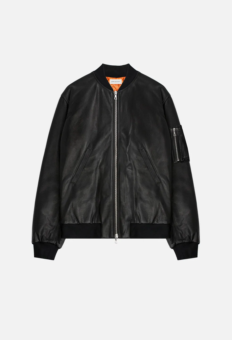 Leather Bogota Bomber / Black