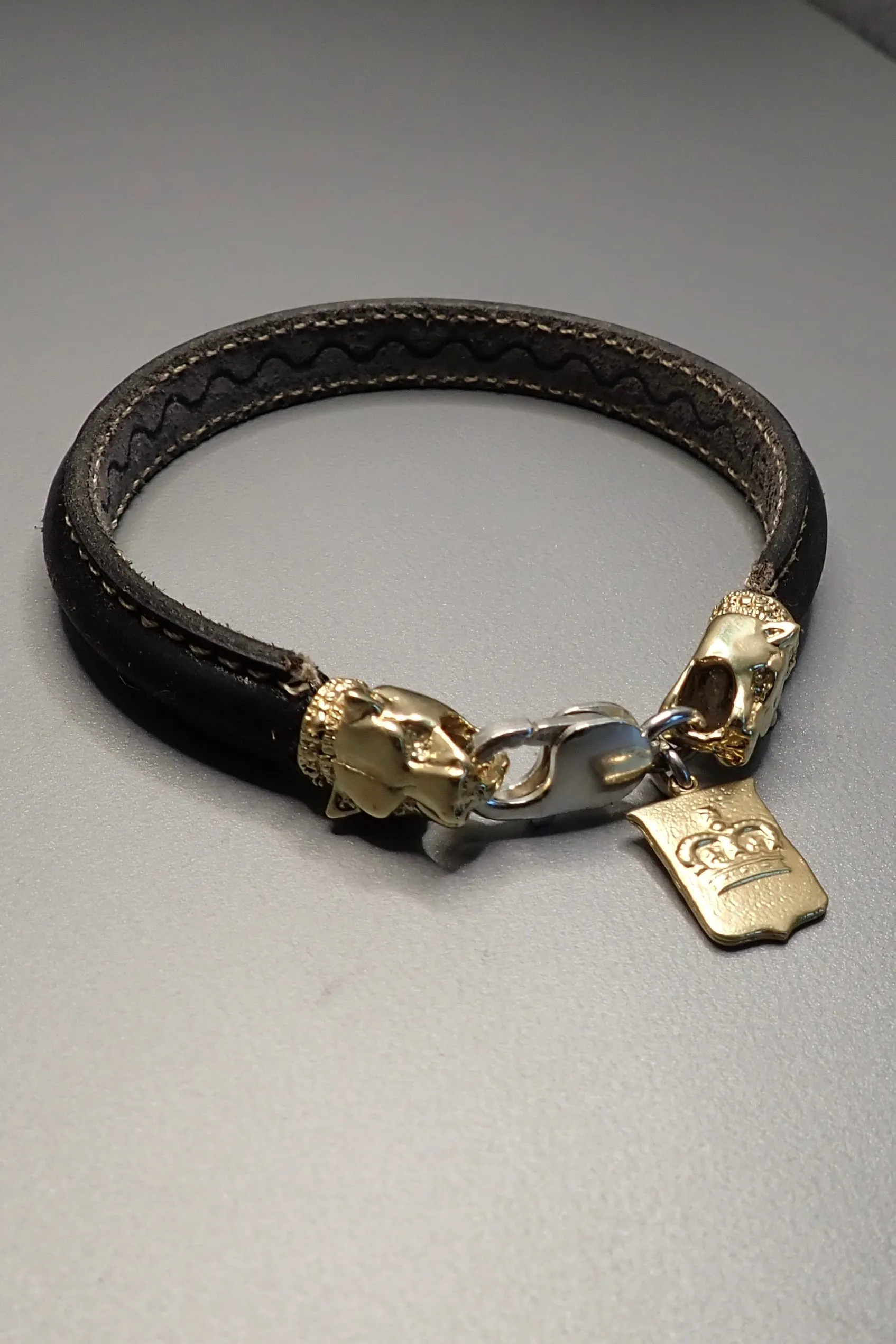 LEATHER LION BRACELET - two made