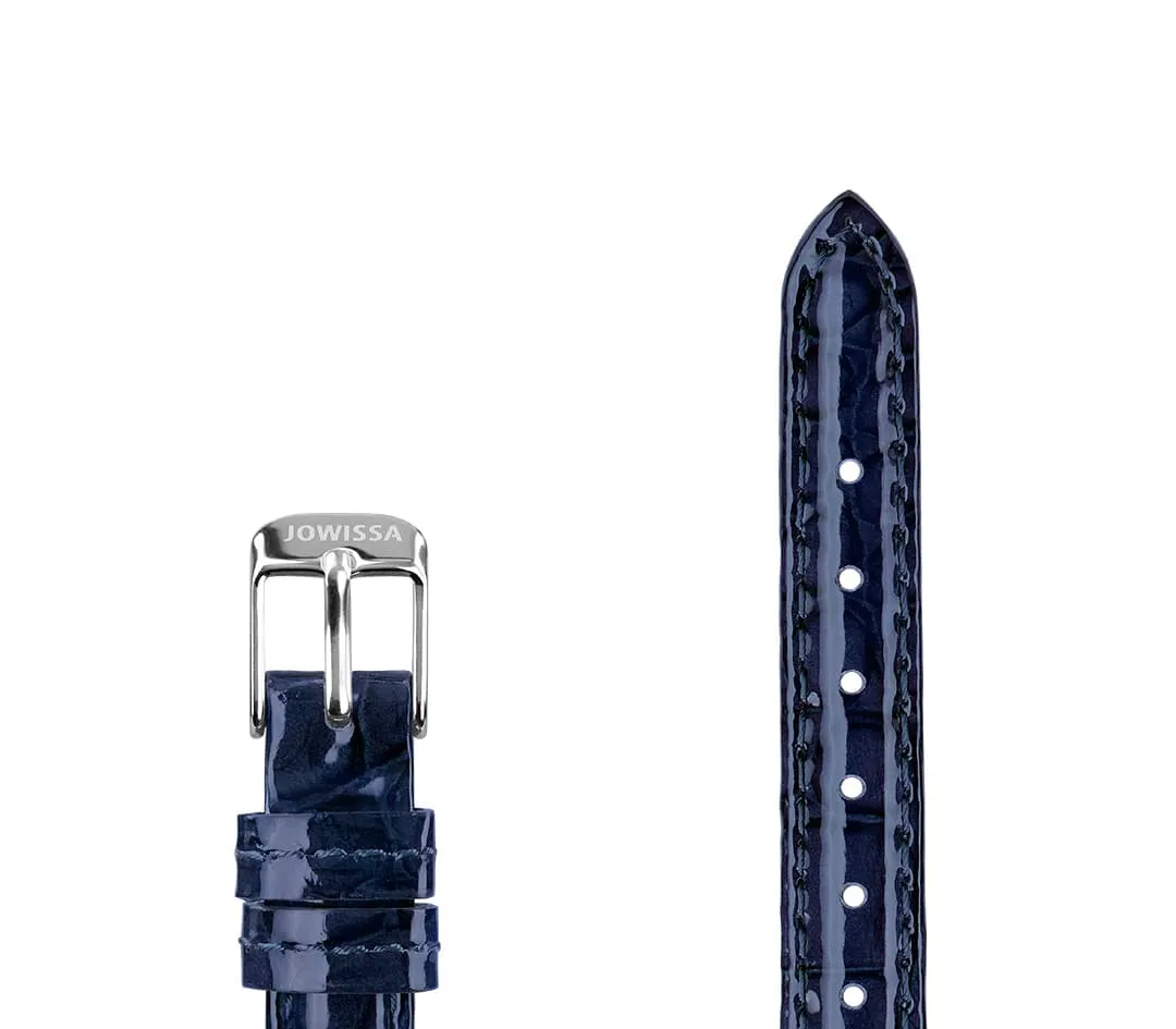 Leather Watch Strap Glossy Croco E3.1453.S