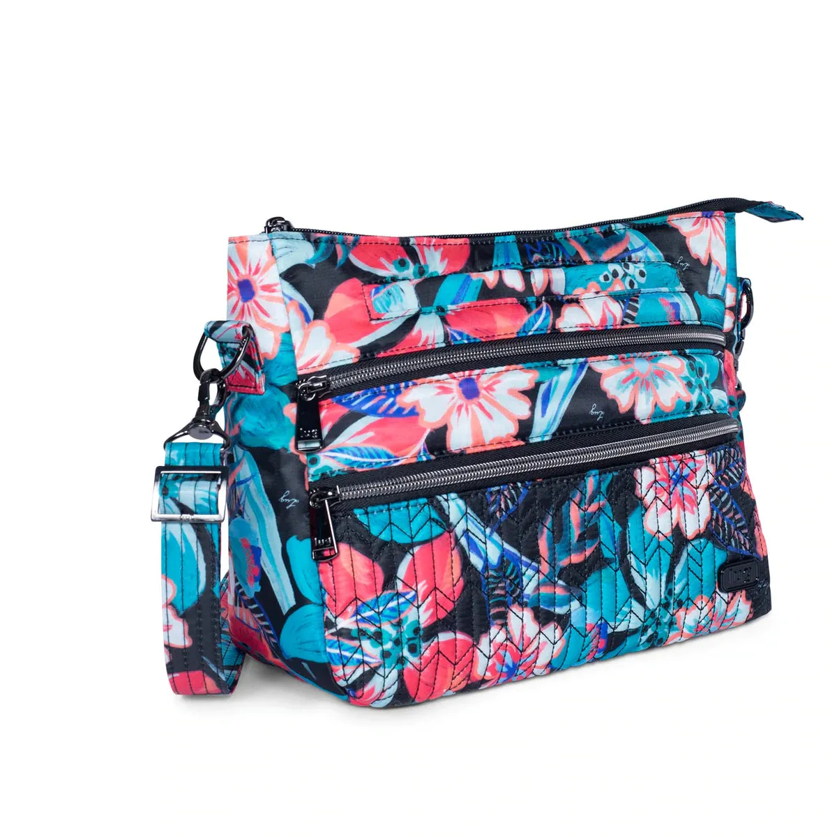 LUG Slider Crossbody Bag in Resort Tropics