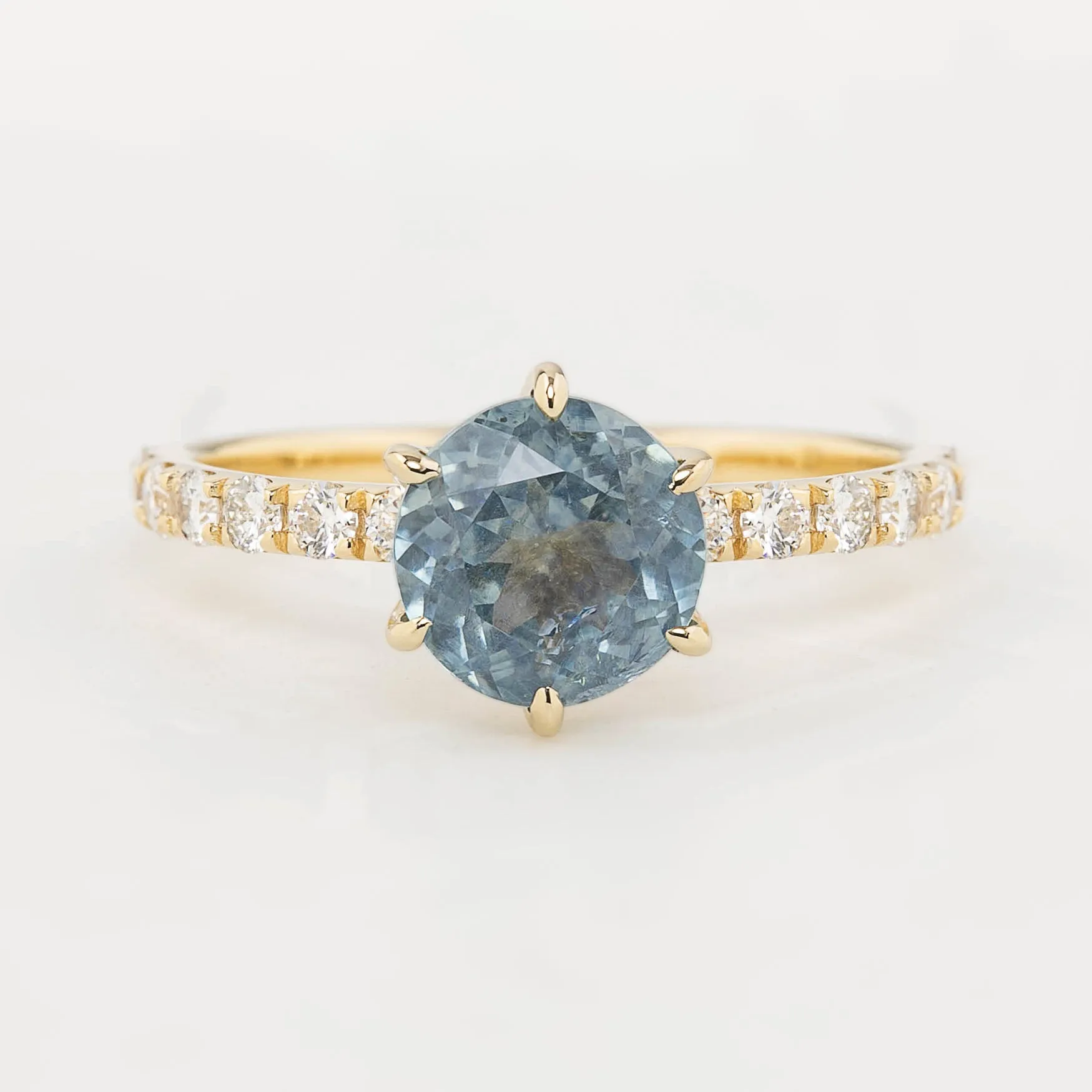 Maria Luxe Ring - 2.06ct Light Blue Montana Sapphire (One of a kind)