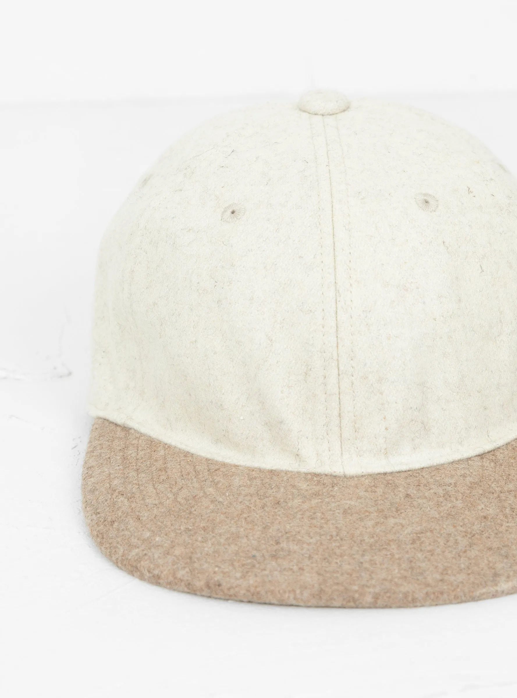 Melton 2 Tone BB Cap Off White & Beige